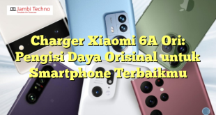 Charger Xiaomi 6A Ori: Pengisi Daya Orisinal untuk Smartphone Terbaikmu
